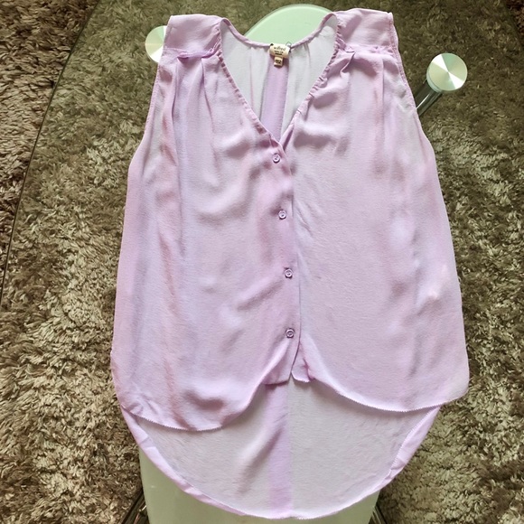 💜 Aritzia Wilfred Lilac Silk Blouse 💜 - Picture 1 of 3